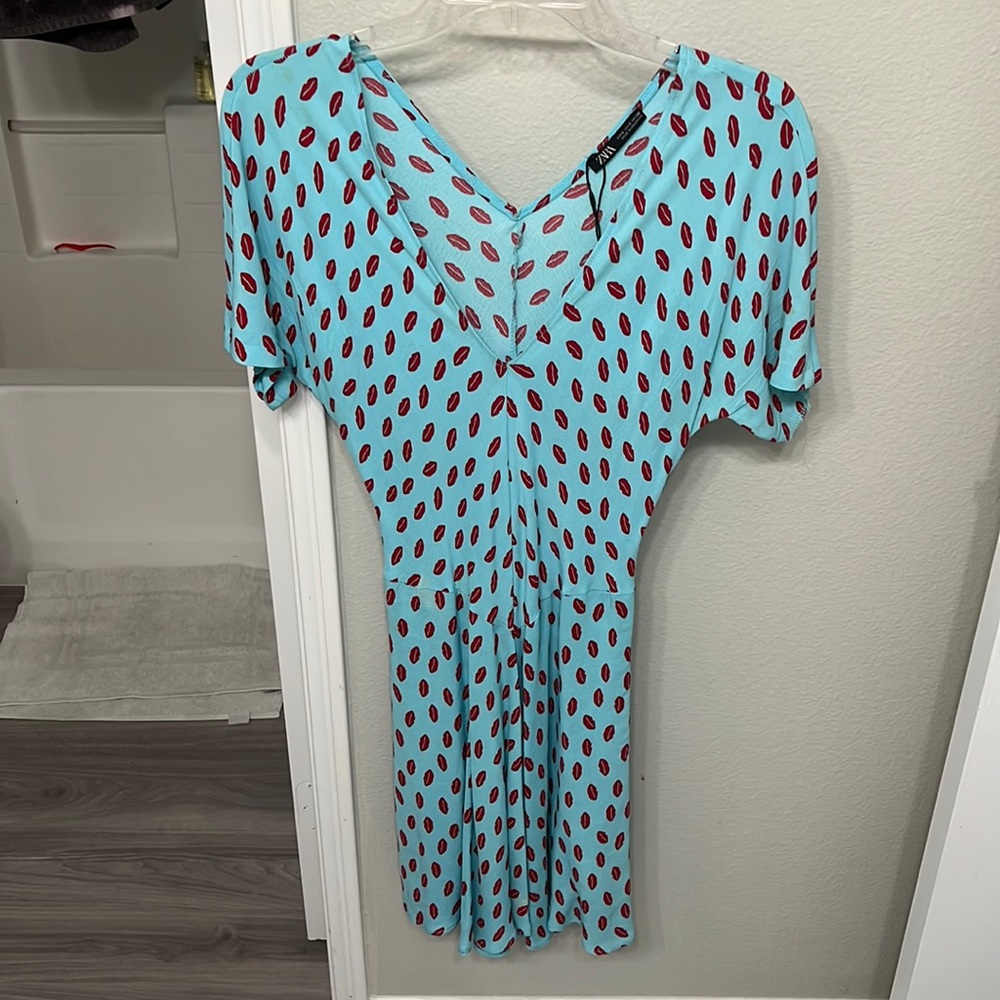 Zara blue dress size small